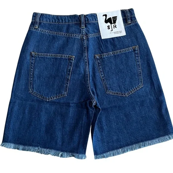 Free People X Sandrine Rose Bermuda Shorts New with Tags - Picture 2 of 4